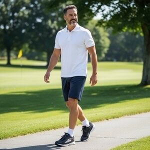 Skechers GO GOLF Max Fairway 2 Mens Spiked Golf Shoes Black White 9.5 NIB